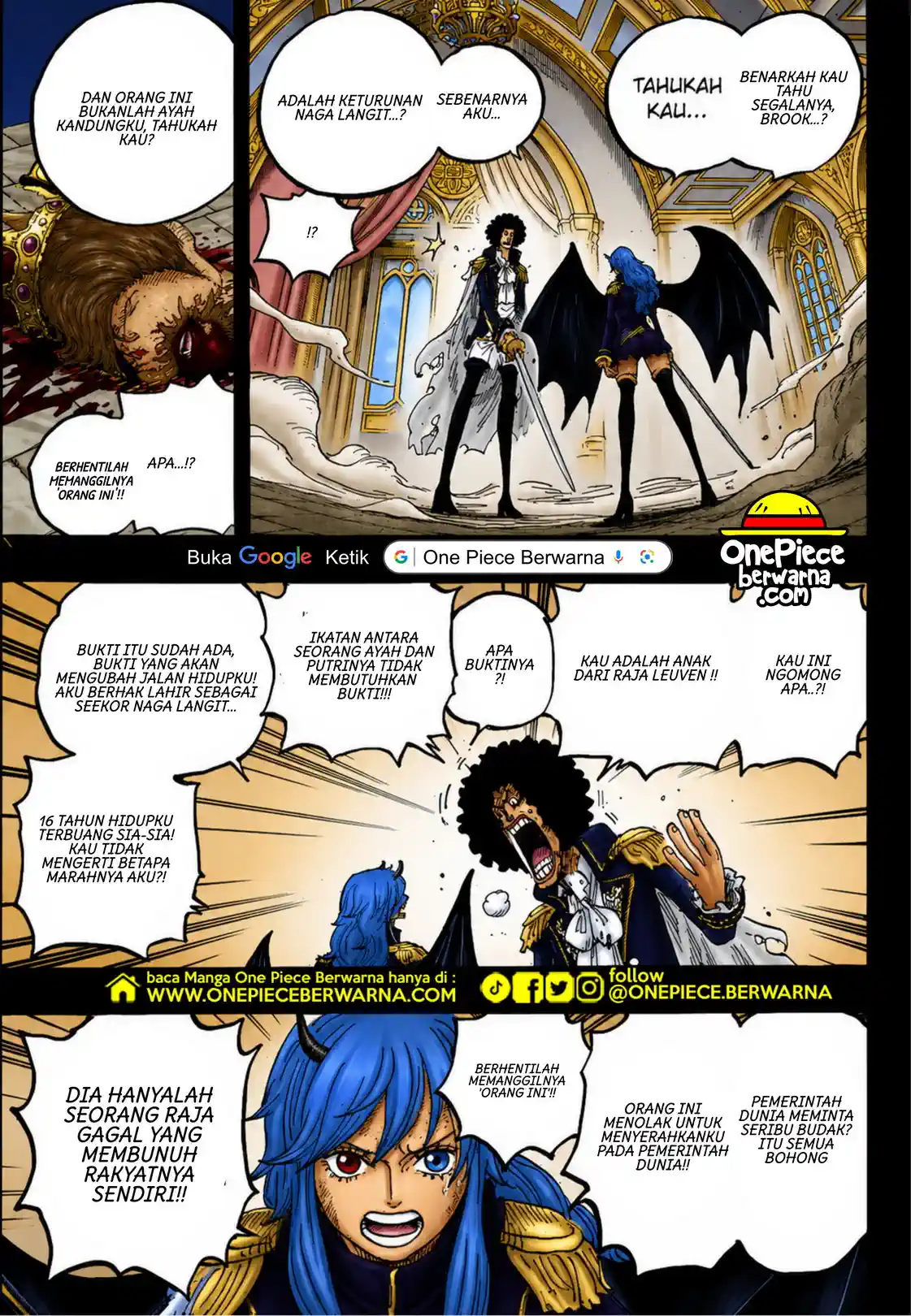 One Piece berwarna 1186 1187 1188 bahasa indonesia